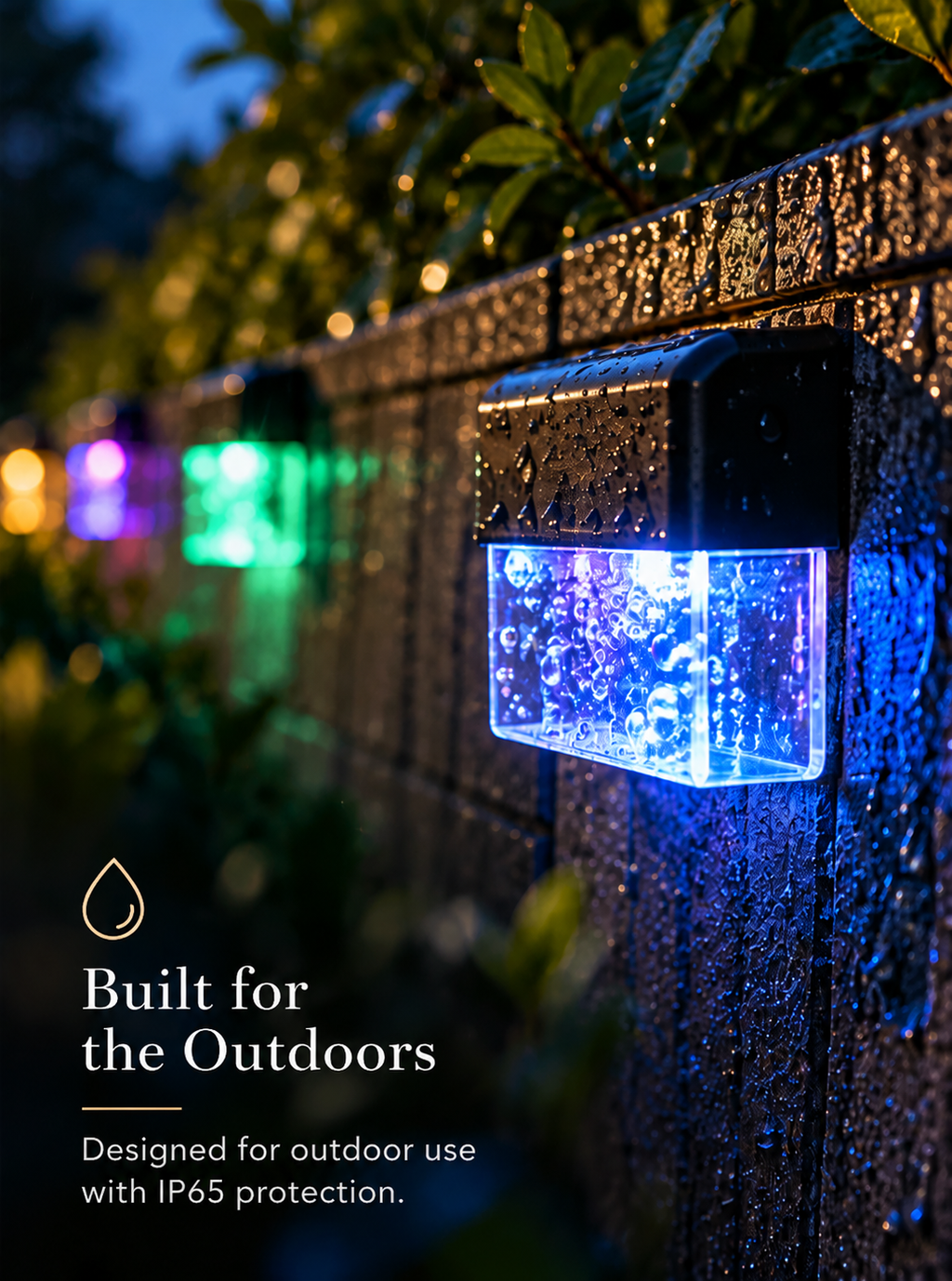 RGB Solar Step & Fence Lights